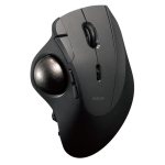 Elecom Trackball Mouse IST PRO Mitme&uuml;hendusega Bluetooth Traadita 2.4GHz Juhtmega Laagritoega 10 Nuppu Must M-IPT10MRSBK