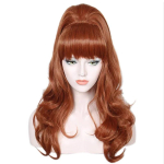 HAIRJOY S&uuml;nteetiline juustega mesilastaruga parukas Naistele Krussis Pikk Kuumakindel Cosplay parukid 26inches brown