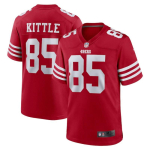 San Francisco 49ers NFL Jalgpalli S&auml;rgid L&uuml;hikeste Varrukatega Tikitud Meeskonna Riided Meestele F&auml;nnide Spordir&otilde;ivad Red 85