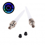 2tk Jalgratta &ouml;&ouml;ohutuse hoiatuslamp Jalgratta rehvide klapikorgid Ratta LED-valgusti mitmev&auml;rviline