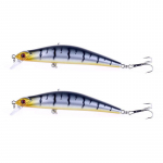 HENGJIA 2tk Minnow landid ahvenale Lifelike haugi peibutis s&ouml;&ouml;dapaadi reisip&uuml;&uuml;givarustus