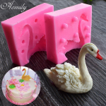 Silikoonvorm Ilus 3D Luik Fondant K&uuml;&uuml;nla T&ouml;&ouml;riist &Scaron;okolaadikook Vorm K&uuml;psetamise Kaunistus T&ouml;&ouml;riistad