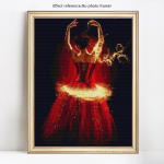 Teemantmaal Ilus naine Rhinestone Mosaiic Teemanttikandid Ristpistes 20X30CM