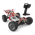 Wltoys XKS 144001 RC Car 60km/h High Speed ​​1/14 2.4GHz RC Buggy 4WD Racing Off-Road Drift Car RTR punane