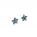 Les Tr&eacute;sors De Lily [C5477] - BO Argent 'Etoiles Scintillantes' Turquoise t&uuml;rkiissinine