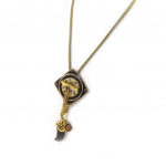 Les Tr&eacute;sors De Lily [C7672] - Collier Cr&eacute;ateur 'Byzance' Marron pruun