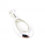 Les Tr&eacute;sors De Lily [H2584] - K&auml;sit&ouml;&ouml;h&otilde;bedast ripats  Wisdom  h&otilde;bedast p&auml;rlmutrist - 17x10 mm valge