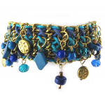 Les Tr&eacute;sors De Lily [L5792] &ndash; t&uuml;rkiissinine Kilimanjaro etniline k&auml;ev&otilde;ru (3 rida) t&uuml;rkiissinine