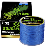 Sougayilangi &otilde;ngen&ouml;&ouml;r 150M 300M 100M PE punutud &otilde;ngen&ouml;&ouml;r, tugev 4 haruga Linha De Pesca mitmev&auml;rvilised kalastustarvete t&ouml;&ouml;riistad 150M&0.10MM sinine