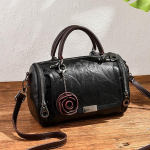 SCIONE 2019 v&auml;ike kott Bostoni moodne padjakott Naiste kottk&auml;ekott 25cm*14cm*24cm must