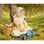 DIY teemanttikandid Apple Kid teemantmaal portree ristpistes kivist teemantmosaiikdekoor 20X30CM