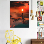 DINGPU DIY 5D Teemantmaal Ristpistes Maja t&auml;is&uuml;mmargune puur maastik Teemanttikandid Mosaiik Kunst Kodukaunistuse kingitus 20X30CM