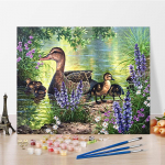 Kunst DIY Maalimine numbrite j&auml;rgi Digitaalne &otilde;limaal Hobid Numbrimaal &Otilde;limaal Kodukaunistus Teemantmaal 40x50cm no frame