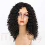 Kaunid l&uuml;hikeste lokkis juustega t&auml;isparukad Kvaliteetne s&uuml;nteetiline parukas naistele WIG