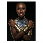 5D isetehtud teemantmaal Aafrika naise teemanttikandid Ristpistes Kodukaunistus K&auml;sitsi valmistatud kingitusedjavascript: Round 20x30cm