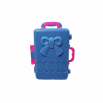 Nukutarvikud Miniatuurne vibus&otilde;lme hoiu&uuml;mbris Barbie nukumaja lastele M&auml;nguasi plastikust 3D armas reisikohver Nukum&ouml;&ouml;bel mitmev&auml;rviline