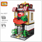 LOZ 1627 City Street Pot Food Shop Pood Restoran Arhitektuur 3D Mini Plokid Tellised Ehitusm&auml;nguasi lastele Kingitus Karbita