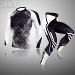 2tk Long Johns meeste termopesu komplekt Fitness s&auml;&auml;rised Base Compression spordi&uuml;likond aluspesu 4XL