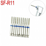 10 tk/karp hambaravi madala kiirusega teemantpurid RA 2,35 mm varrega k&auml;siinstrumendile RA teemantpuri puurpoleerija SF-R11