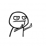 Naljakas multikas, kahe keskmise s&otilde;rmega auto kleebis, s&uuml;learvuti mootorratta kleebis must