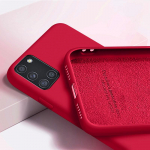 Vedel silikoon&uuml;mbris Samsung Galaxy A51 A71 A50 A53 A13 M31 M31S M51 M21 A12 A21S A32 A22 S21 S20 FE S22 Note 20 Ultra 10 S8 S9 S10 Plus kate Samsung M53 5G punane