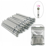 50 tk/komplekt Teemantfrees Lihvimisotsakud Hambaravi Lihvimine Hambapoleerimine Puurid K&uuml;&uuml;nepuurid 2,35 mm Vars SD35