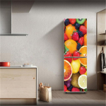 Toidu k&uuml;lmkapi kleebised Vin&uuml;&uuml;l k&uuml;lmkapi tapeet terve ukse kate K&ouml;&ouml;k Isekleepuv s&uuml;gavk&uuml;lmiku kile seinaplakat Seinamaalingud 60x180cm(1pcs)
