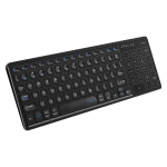 Juhtmeta kaherežiimiline klaviatuur 2,4G/BT juhtmevaba &uuml;hendus Ergonoomiline disain 7-v&auml;rviline taustvalgustuse efekt without backlight must