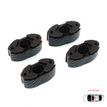 BSR11-1 4-osaline katuseluugi libiseva k&auml;igukangi hoidiku klambrid 7701209744 Renault Megane MK2 Scenic MK2 jaoks