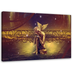 Feeby l&otilde;uenditr&uuml;kk, Buddha linnuga 60x40 kuldne