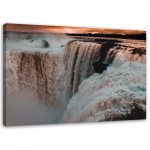 L&otilde;uendiprint Niagara juga p&auml;ikeseloojangu loodus 60x40 beež