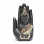 Buddha kuju Tai Buddha skulptuur roheline vaik k&auml;sitsi valmistatud budism Hindu Fengshui kujuke meditatsioon kodukaunistus must