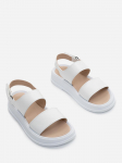 ISSA Plus k&otilde;rge tallaga nahast sandaalid 40 valge