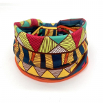 Uus Aafrika mustriga prindiga peapael naistele Twist Style juuksepael Naiste salongimeigipeakattega peakatted Turban T&uuml;drukute Aksessuaar