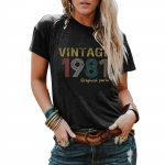 Ramidose 50. s&uuml;nnip&auml;eva kingitus naiste T-s&auml;rk, 1971. aasta vintage Parts Tee Armas T-s&auml;rk M tumehall v&auml;rv