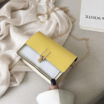 Naiste k&auml;ekott ja seljakott Mood naiste ristkehaga kotid Ruudukujuline v&auml;ike k&auml;ekott naistele Trend Korea naiste &otilde;lakott naistele One Size kollane