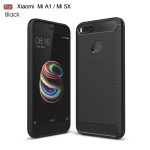 Thouport Xiaomi Mi A1 &uuml;mbrisele, silikoon Xiaomi Mi5X &uuml;mbrisele, s&uuml;sinikkiust pehmele TPU p&otilde;rutuskindlale &uuml;mbrisele Xiaomi MiA1 Mi 5X jaoks must