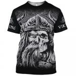 Suvised Viking Warriorsi T-s&auml;rk meestele L&uuml;hikeste varrukatega Harajuku T-s&auml;rk Meeste Unisex Topid Lahedad Tee vabaaja riided Oversized XL