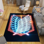 Anime Attack on Titan libisemiskindlad vaibad Suured elutoa vaibad Mugavad vaibad Pehme p&otilde;randamattide vaibad magamistoas 80cm x 120cm