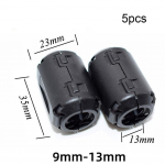 M&uuml;rafilter EMI Ferrite RFI pehme magnet toroidaalne 13mm 13mm