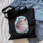 Suvine Kawaii Hayao Miyazaki Minu naaber Totoro Anime &otilde;lakotid Vabaaja suure mahutavusega kandekott Multifilm Harajuku naiste kott 34*42cm