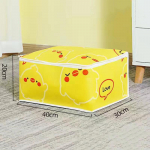 Voodialune Kokkupandav tekk Riided Hoiukotid Tolmukindel riidekapp Kuubik Lukuga kapikarbid Organiseerija 40X30X20cm valge