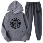 Fire Rescue Firefighter &uuml;hev&auml;rviline dressir&otilde;ivaste meeste komplekt uus vabaaja meeste kapuuts + p&uuml;ksid kaheosaline dressir&otilde;ivaste komplekt Unisex XXXL