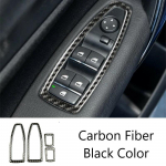 Autotarvikud Ukse k&auml;etugede paneel akna t&otilde;ste l&uuml;liti raam trimmimine s&uuml;sinikkiust v&auml;rv BMW 1 3 4 seeria F20 F30 F34 F36 jaoks s&uuml;sinikkiust must v&auml;rv