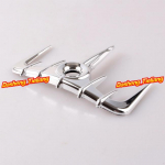 Kroomitud mootorratta katte gaasipaagi ukse trimmi kaunistus Bokykomplektide osad Honda Gold Wing GL 1800 2001-2011 GL1800 jaoks