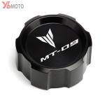 For Yamaha MT-09 MT 09 mt09 FZ09 2014- (not for ) Motorcycle Parts Front and Rear Brake Fluid Tank Cap Reservoir 1 Rear Cover Black