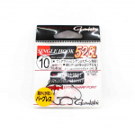 Gamakatsu 66495 Single Hook 52 BL Plugless Barbless konks, Suurus 10 (5430)