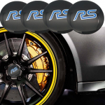 auto stiilis 4tk 56,5 mm RS rattarummu keskkork Alumiiniumist kleebis Focus 2 3 MK2 Fiest Kuga Ranger Fusion Mondeo jaoks