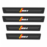 Autole Volkswagen Golf MK4 MK5 MK6 auto sobivad neli s&uuml;sinikkiust kriimustuskaitsekleebist auto uksel&auml;vele 4Pcs MK4