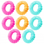 8tk Juuksur Magic Juuksekoolutaja Spiraallokid Rull-s&otilde;&otilde;rikud Curl Juuste Stiil DIY Tool Juukseaksessuaarid ZH 8PCS